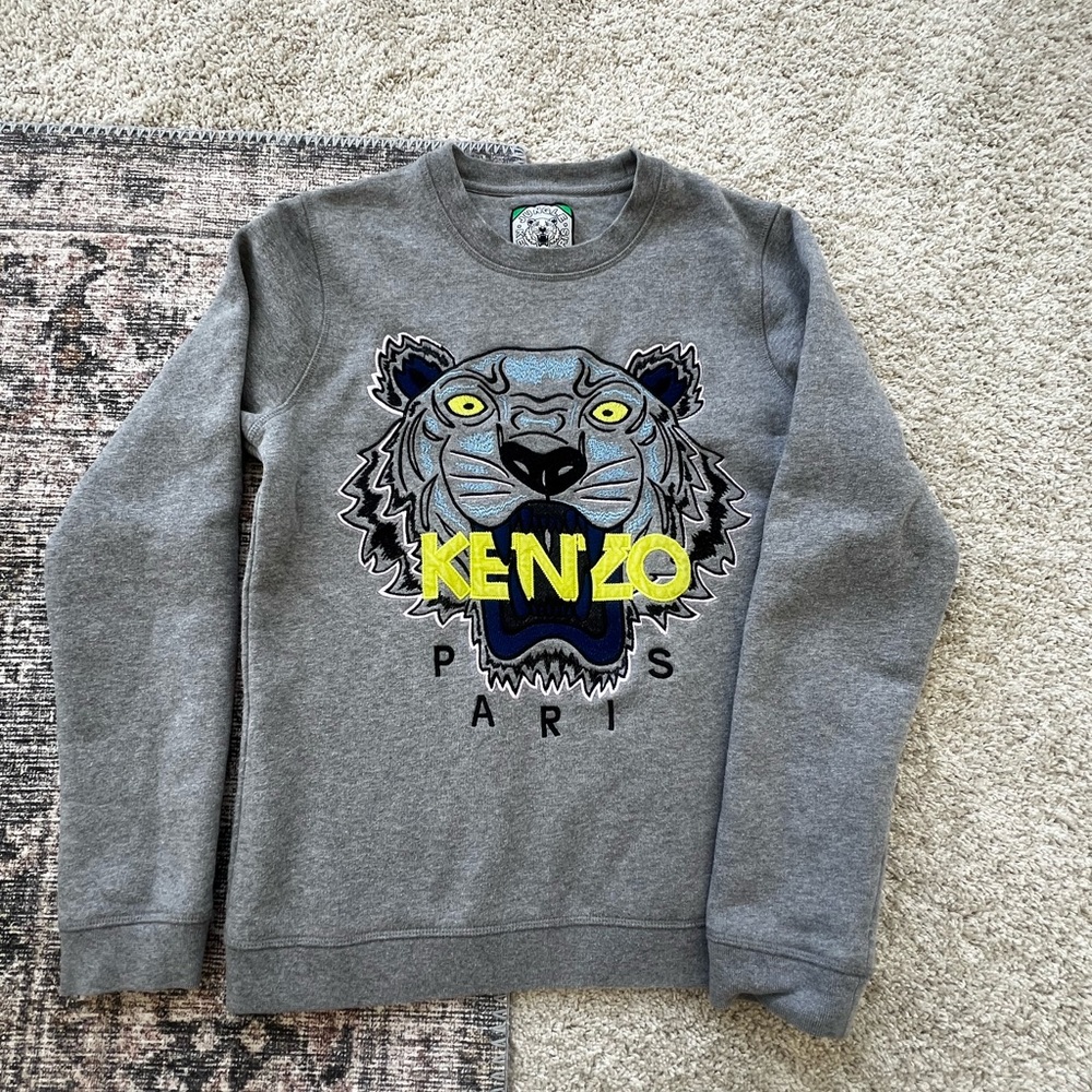 Kenzo Tiger Head Sweatshirt Size Small